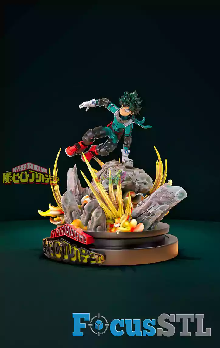 Midoriya Diorama STL 3D Print Files