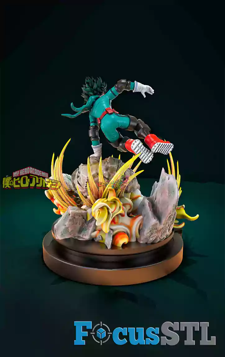Midoriya Diorama STL 3D Print Files