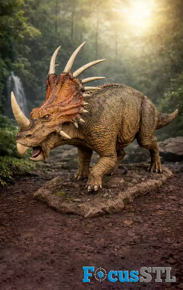 46 Dinosaur 3D Print STL Files Bundle – Flexi & Articulated Dino Models (STL & 3MF)