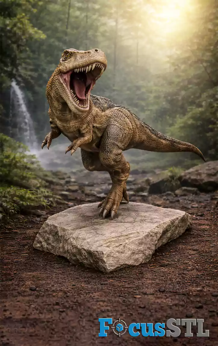 46 Dinosaur 3D Print STL Files Bundle – Flexi & Articulated Dino Models (STL & 3MF)