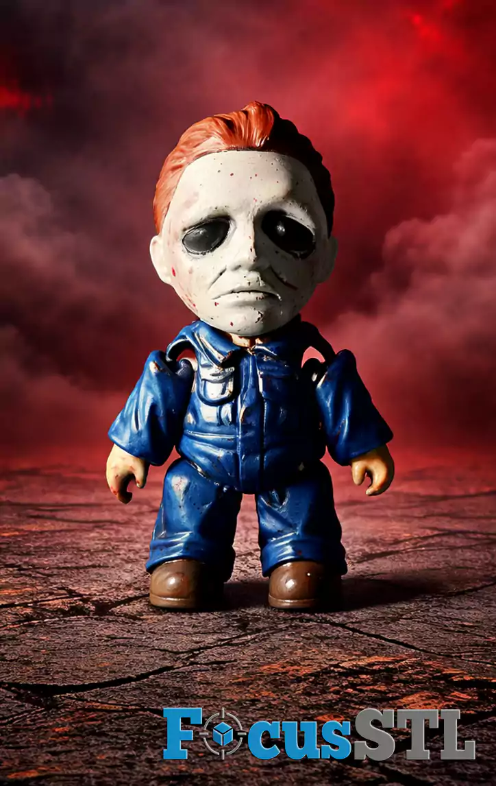 22 Flexi Horror Mini Figures | Articulated STL & 3MF Files