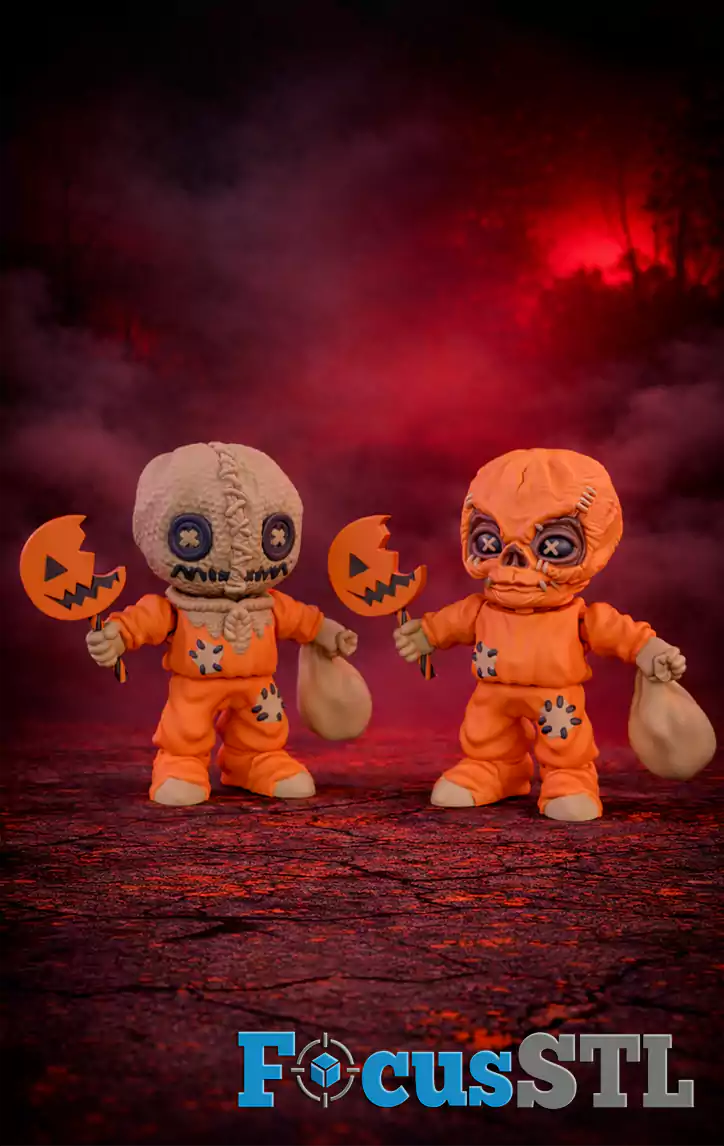 22 Flexi Horror Mini Figures | Articulated STL & 3MF Files