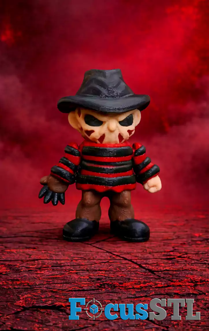22 Flexi Horror Mini Figures | Articulated STL & 3MF Files