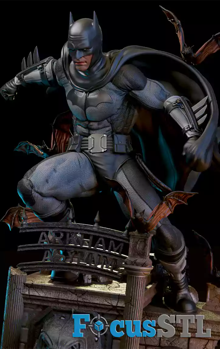 Batman Jump STL 3D Print Files