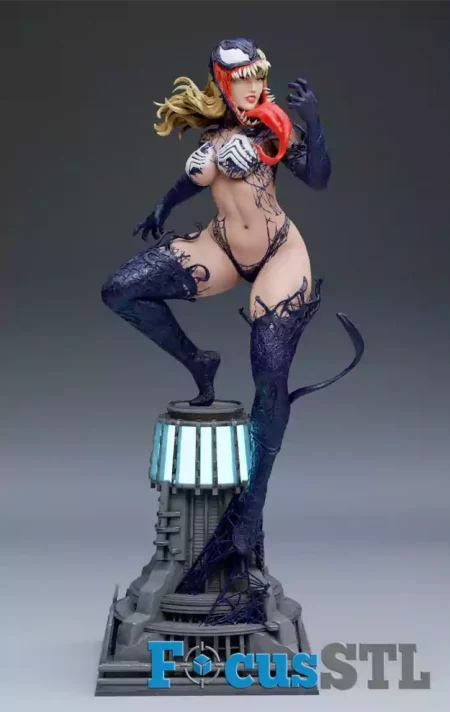 Venomized MJ Mary Jane STL 3D Print Files