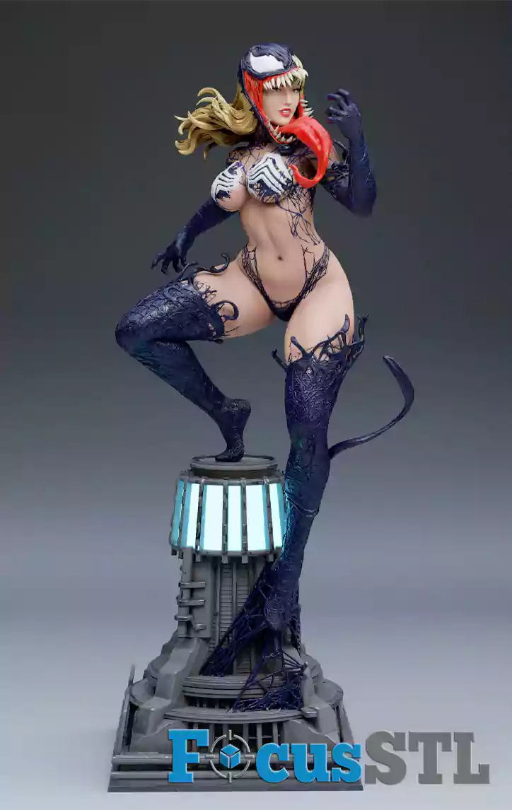 Venomized MJ Mary Jane STL 3D Print Files