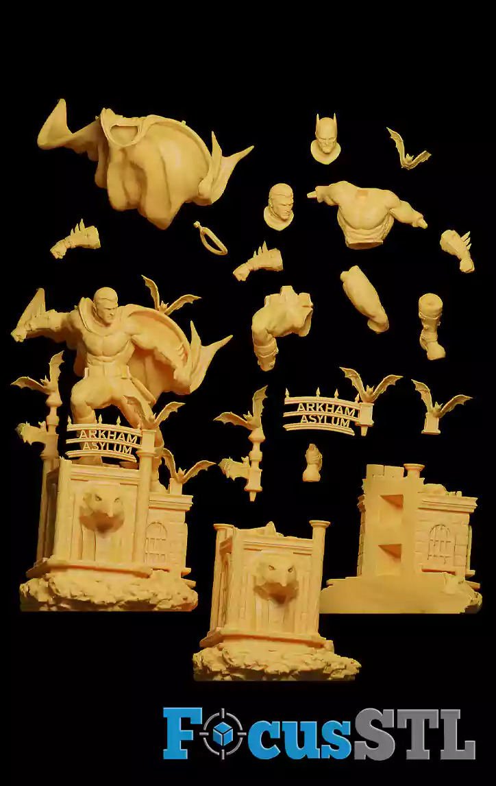 Batman Jump STL 3D Print Files