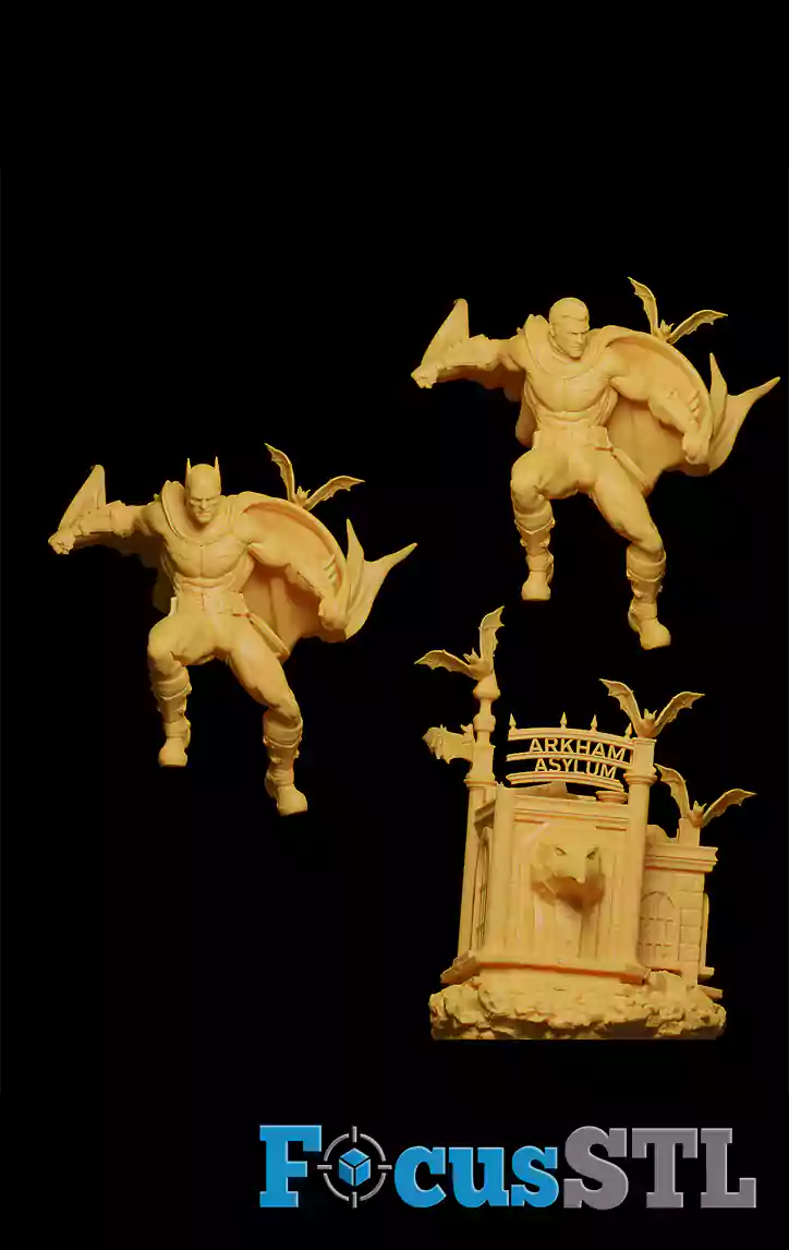 Batman Jump STL 3D Print Files