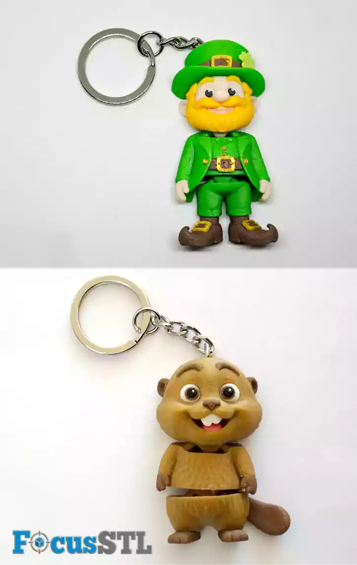 400 Mini Flexi Figures STL & 3MF Files