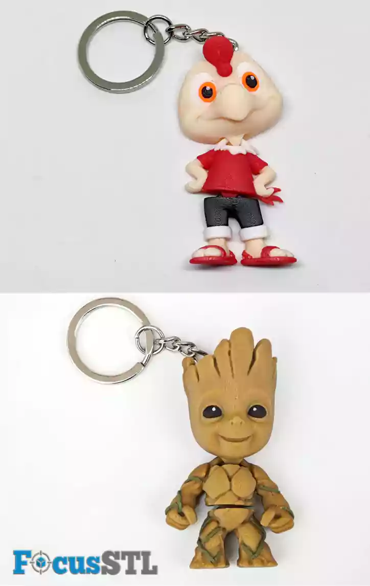400 Mini Flexi Figures STL & 3MF Files