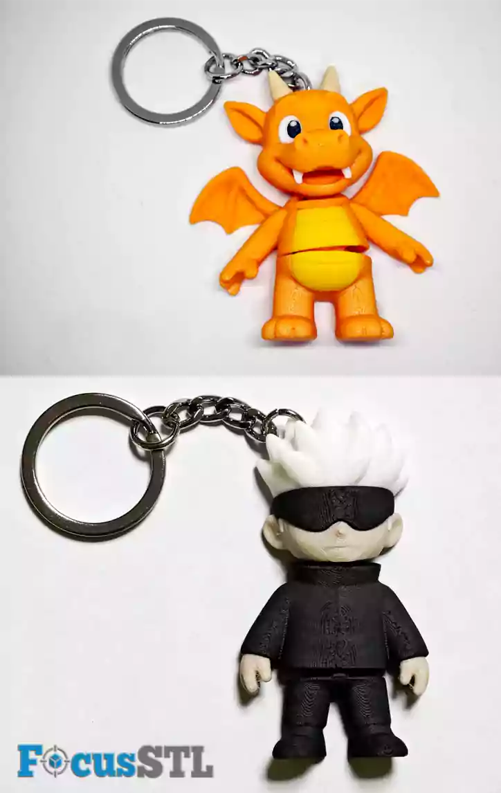 400 Mini Flexi Figures STL & 3MF Files