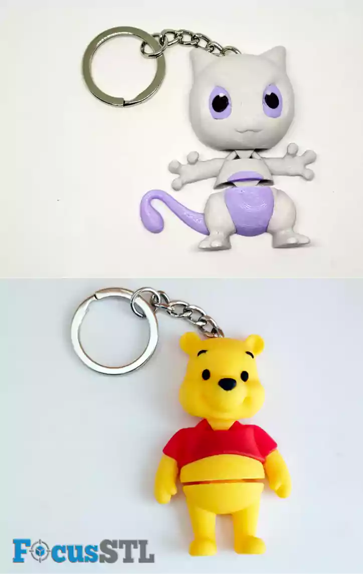 400 Mini Flexi Figures STL & 3MF Files