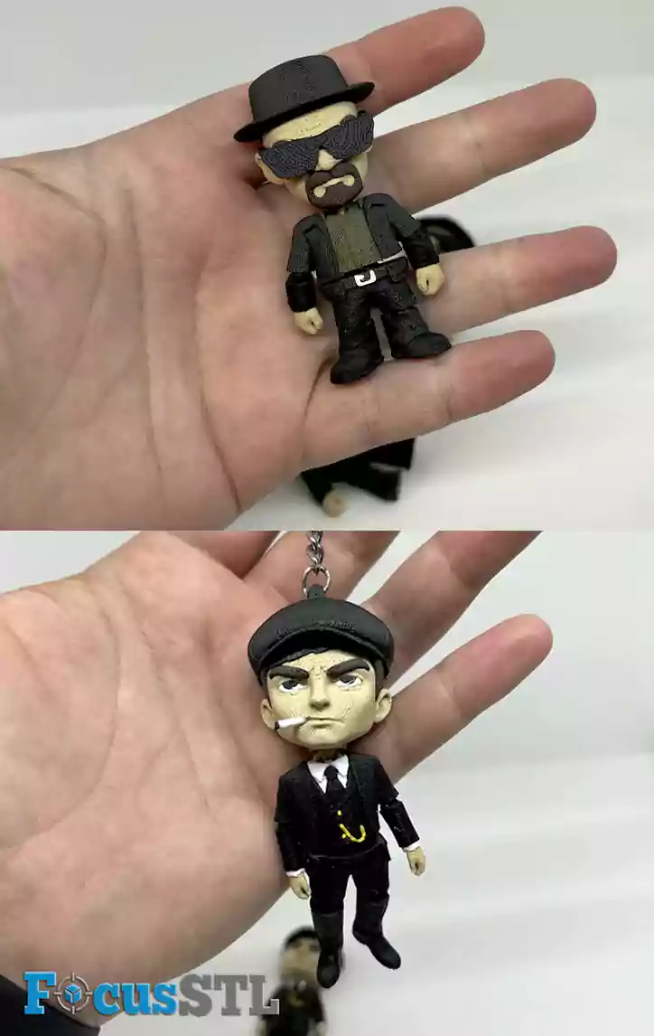400 Mini Flexi Figures STL & 3MF Files