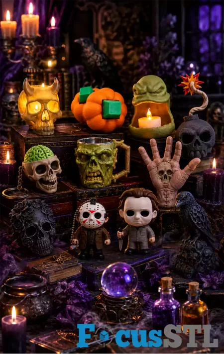 1000 Halloween STL & 3MF Files